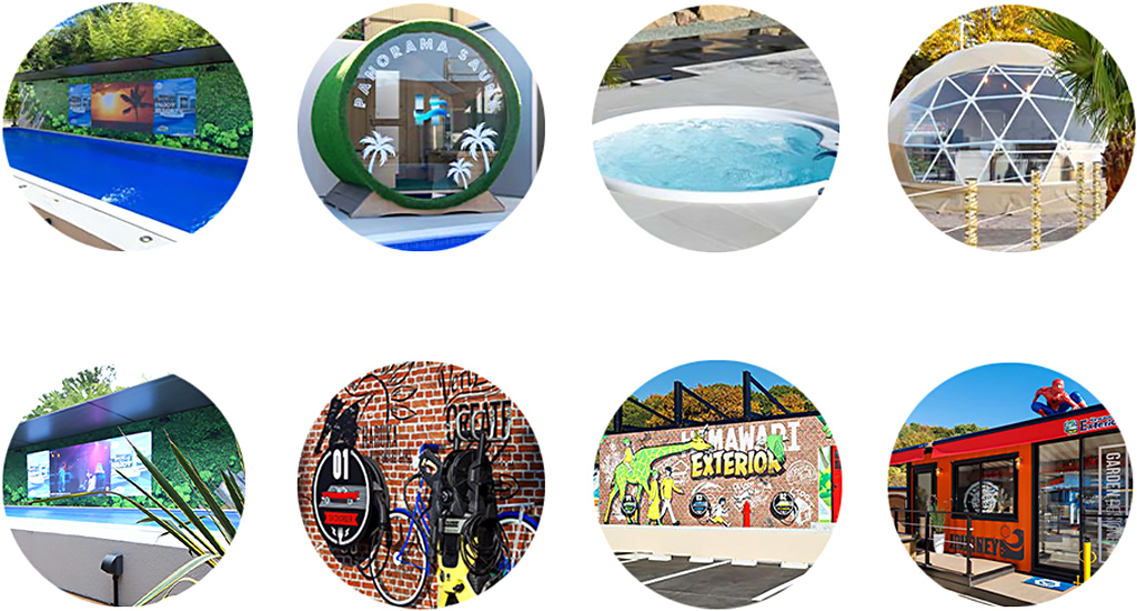 空間を彩るリゾートアイテム