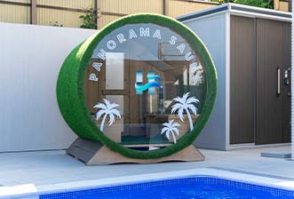 屋外バレルサウナの設置事例