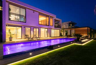 外構と照明を組み合わせたナイトデザイン